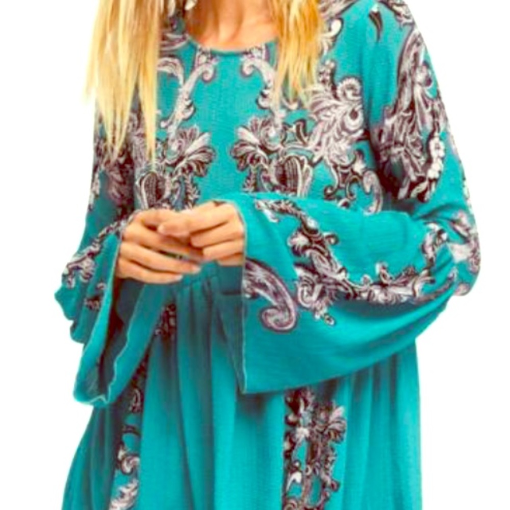 Free People Intimately Sheer Peasant Top